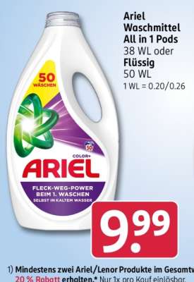 Ariel Waschmittel All in 1 Pods