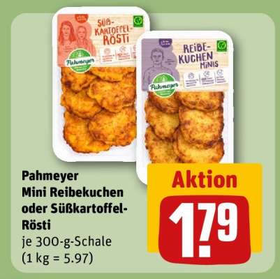 Pahmeyer Mini Reibekuchen oder Süßkartoffel Rösti