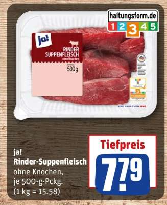 ja! Rinder-Suppenfleisch
