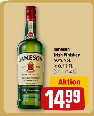 Jameson Irish Whiskey*