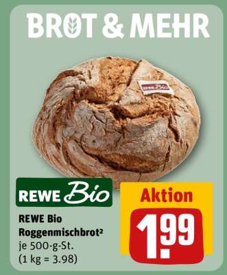 REWE Bio Roggenmischbrot²