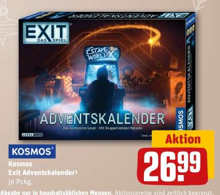 KOSMOS Exit Adventskalender³