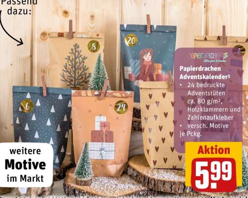 PAPIERDRACHEN Adventskalender