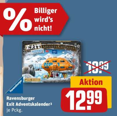 Ravensburger Exit Adventskalender³