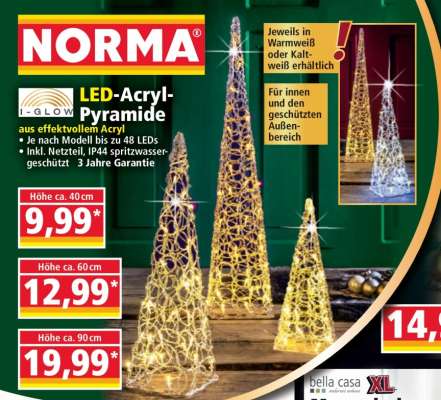LED-Acryl- Pyramide
