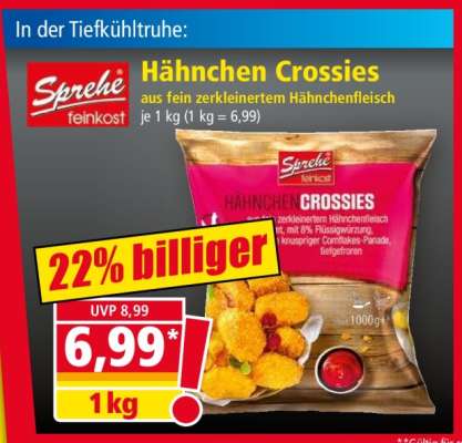 Hähnchen Crossies