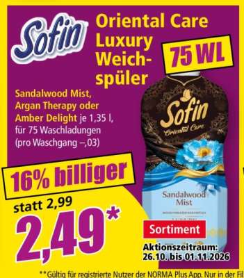 Sofin Oriental Care Luxury Weichspüler