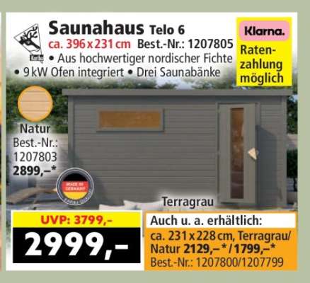 Saunahaus Telo 6