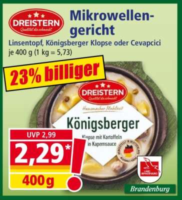 Mikrowellen-Gericht