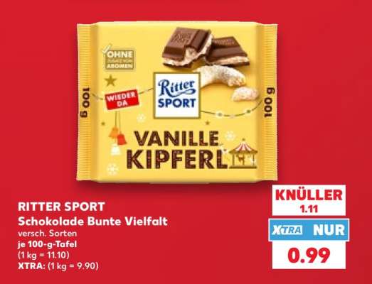 Ritter Sport Schokolade Bunte Vielfalt