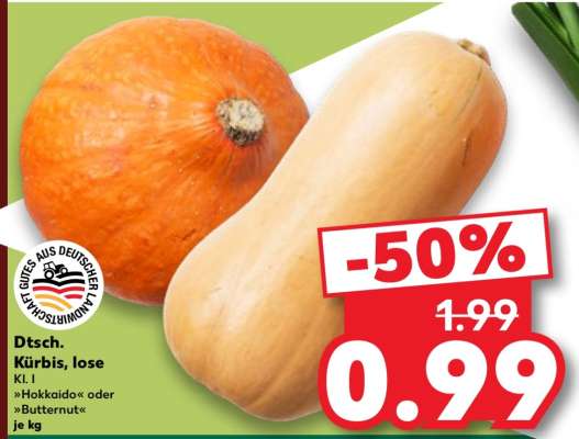 Dtsch. Kürbis, lose