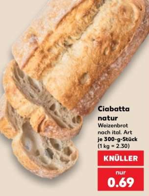 Ciabatta natur