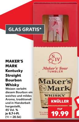 MAKER'S MARK Kentucky Straight Bourbon Whisky