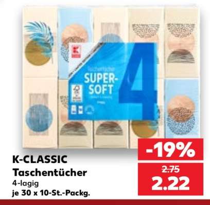 K-CLASSIC Taschentücher