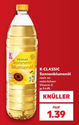 K-CLASSIC Sonnenblumenöl