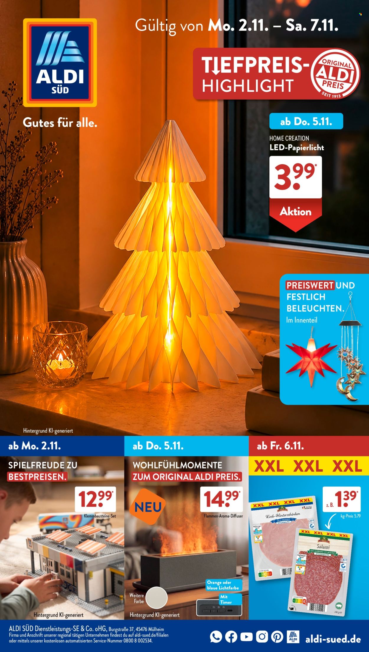 Leták ALDI SÜD - 2.11.2026 - 7.11.2026. Strana 1