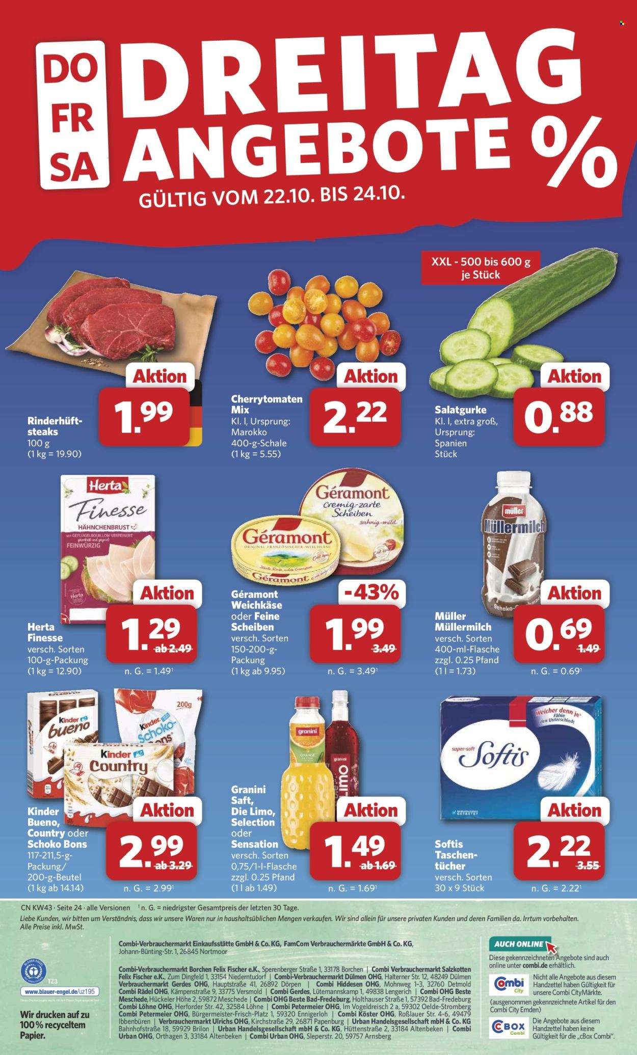 Combi Prospekte  - 19.10.2026 - 24.10.2026. Seite 24