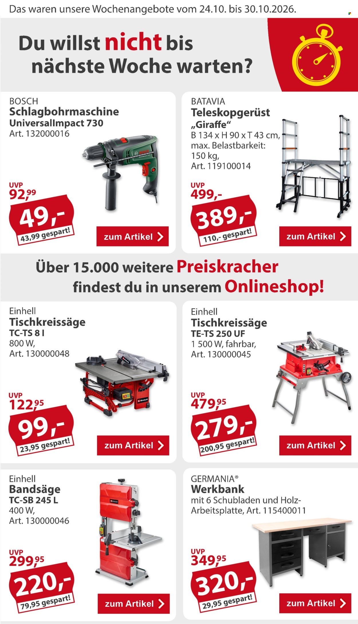 Sonderpreis-Baumarkt Prospekte  - 24.10.2026 - 30.10.2026. Seite 2