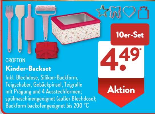 CROFTON Kinder-Backset