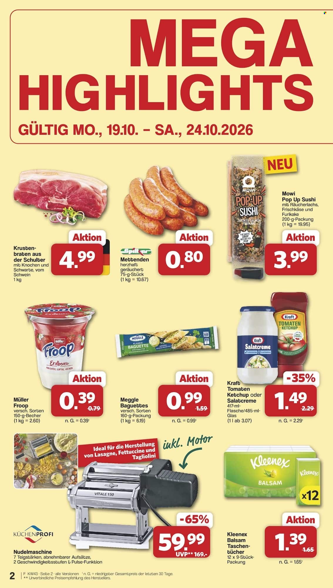 famila Prospekte  - 19.10.2026 - 24.10.2026. Seite 2