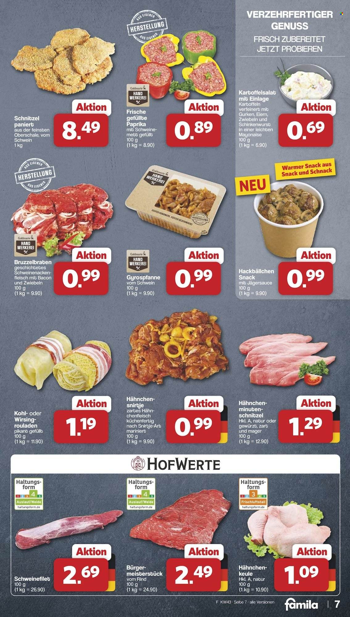 famila Prospekte  - 19.10.2026 - 24.10.2026. Seite 7