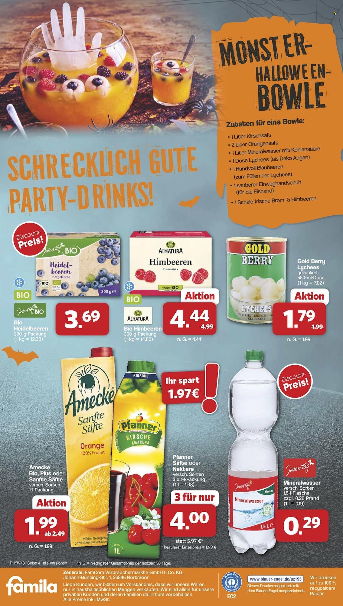famila Prospekte  - 19.10.2026 - 24.10.2026. Seite 4
