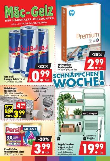 Prospekte Mäc-Geiz - 19.10.2026 - 25.10.2026.