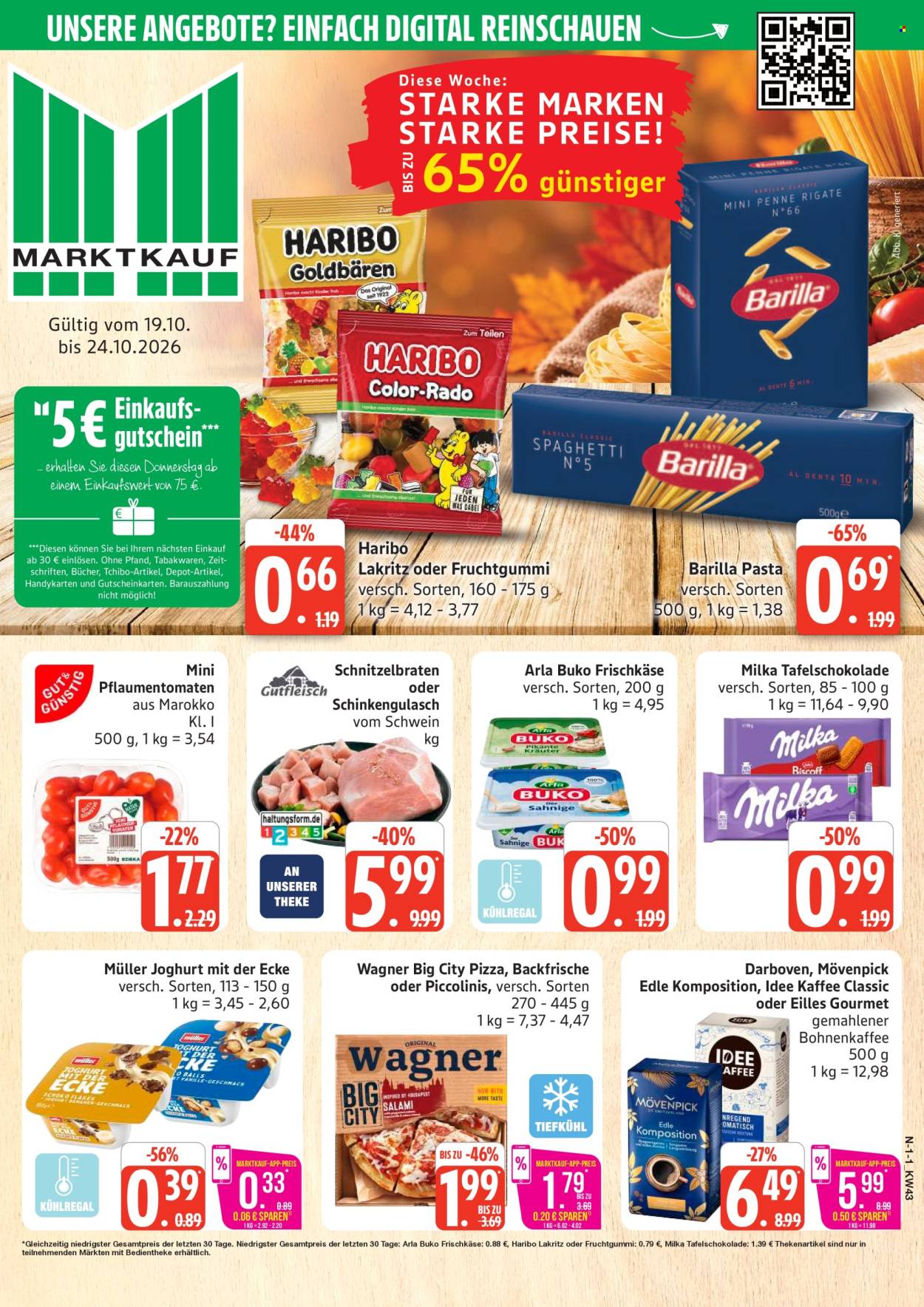 Marktkauf Prospekte  - 19.10.2026 - 24.10.2026. Seite 1