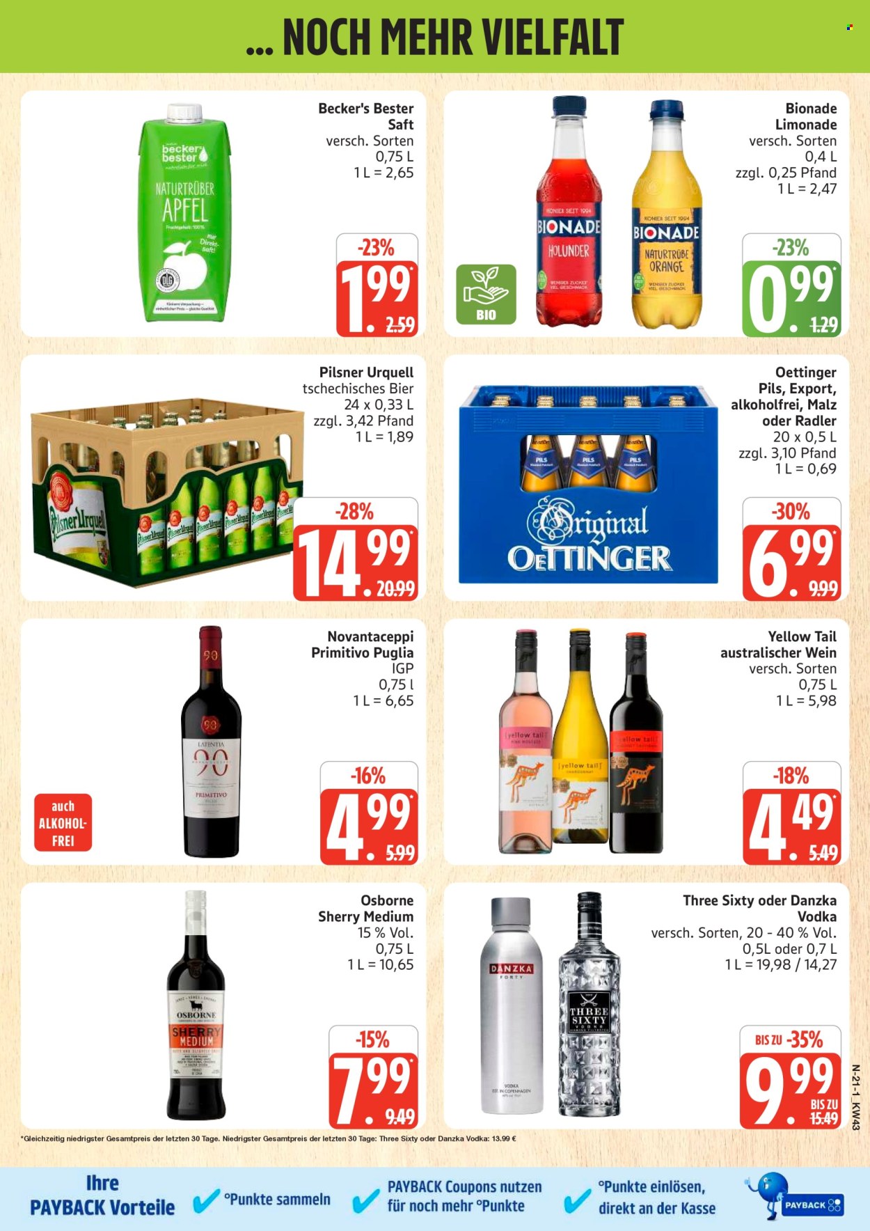 Marktkauf Prospekte  - 19.10.2026 - 24.10.2026. Seite 21