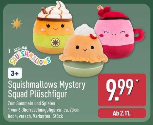 Squishmallows Mystery Squad Plüschfigur