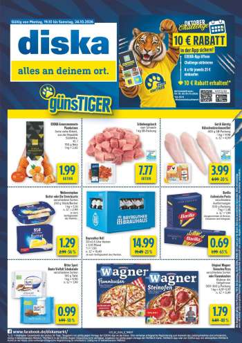 Prospekte Diska - 19.10.2026 - 24.10.2026.