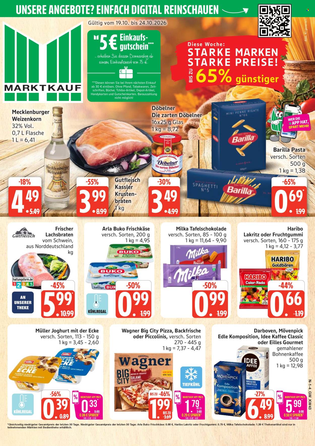 Marktkauf Prospekte  - 19.10.2026 - 24.10.2026. Seite 1