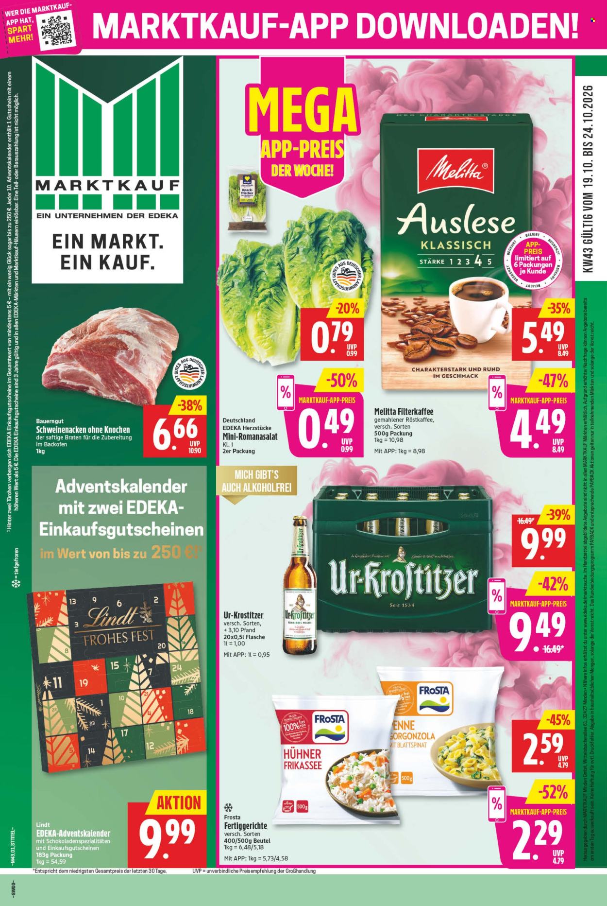 Marktkauf Prospekte  - 19.10.2026 - 24.10.2026. Seite 1