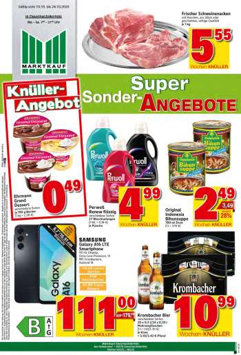 Prospekte Marktkauf - 19.10.2026 - 24.10.2026.