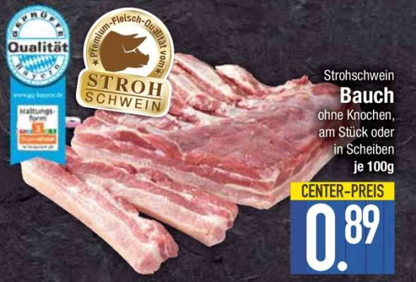 Strohschwein Bauch