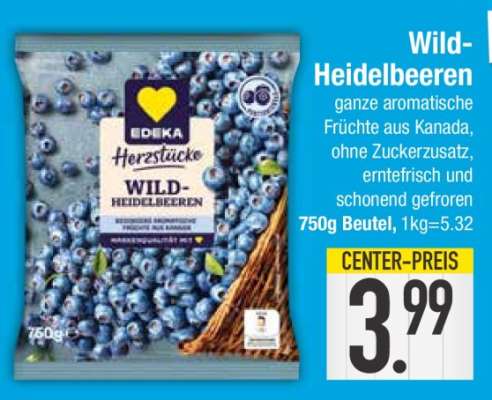 Wild- Heidelbeeren