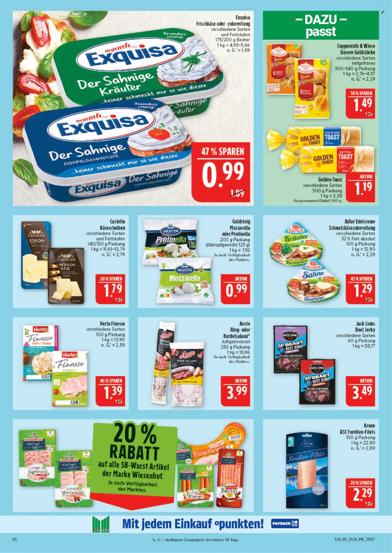 Marktkauf Prospekte  - 19.10.2026 - 24.10.2026. Seite 20