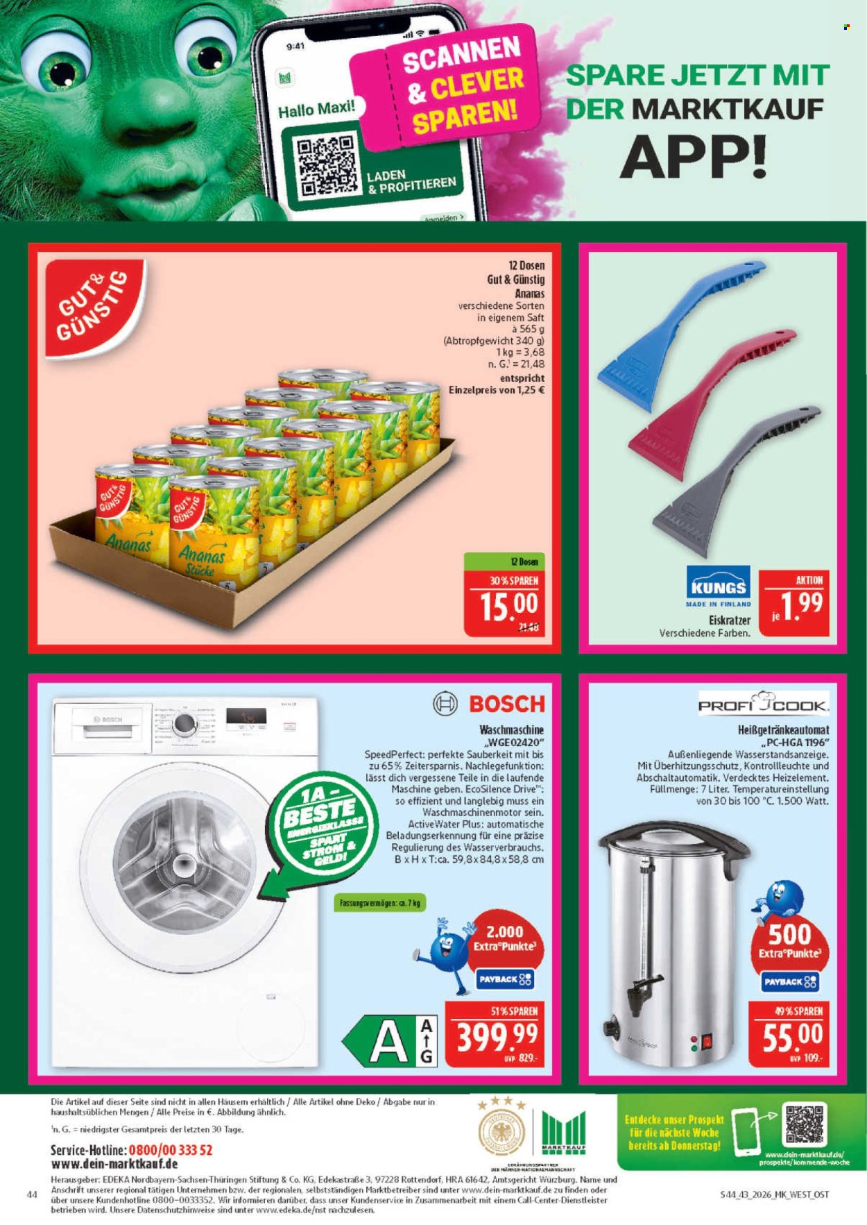 Marktkauf Prospekte  - 19.10.2026 - 24.10.2026. Seite 44
