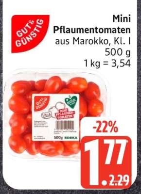 Mini Pflaumentomaten