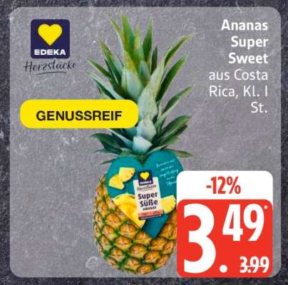 Ananas 'super sweet'