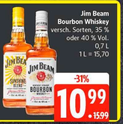 Jim Beam Bourbon-Whiskey