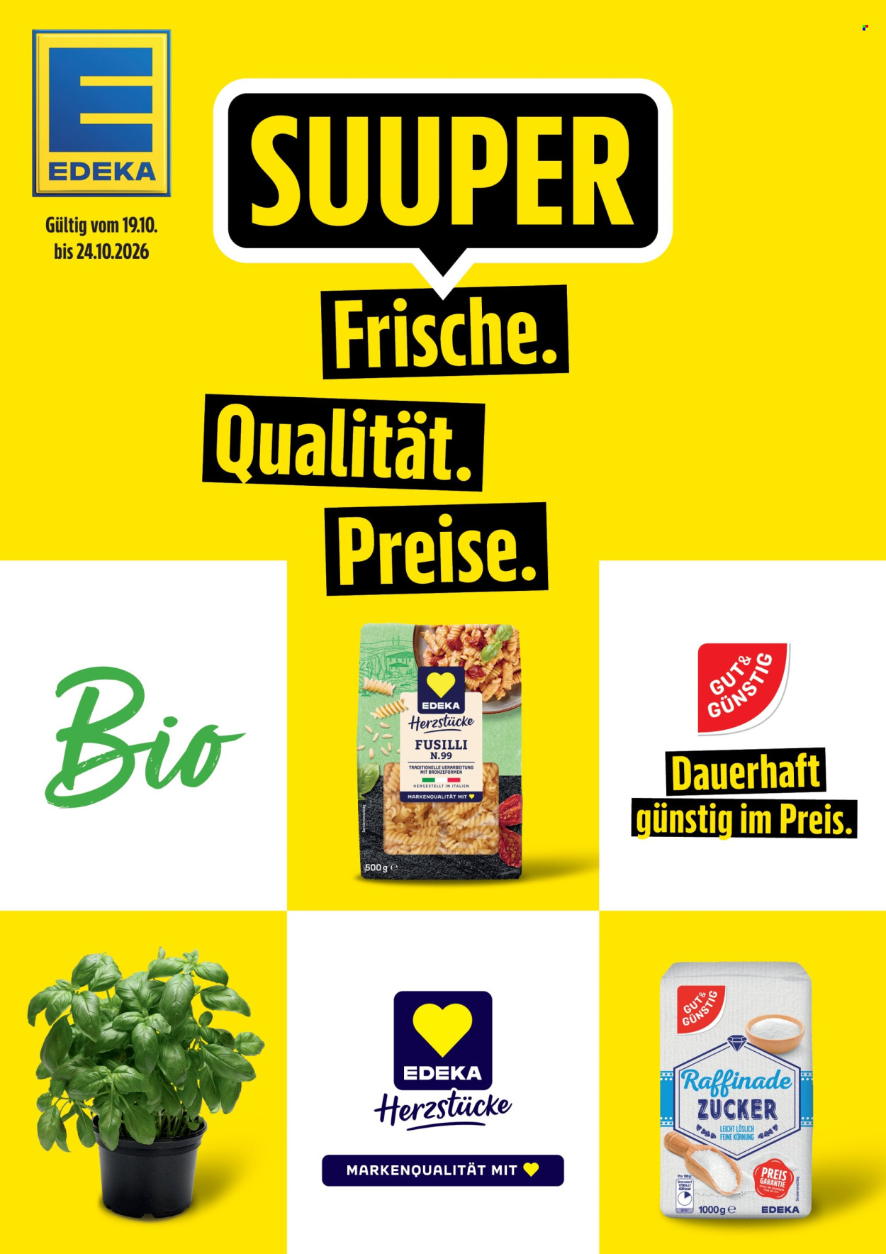 Edeka Prospekte  - 19.10.2026 - 24.10.2026. Seite 1