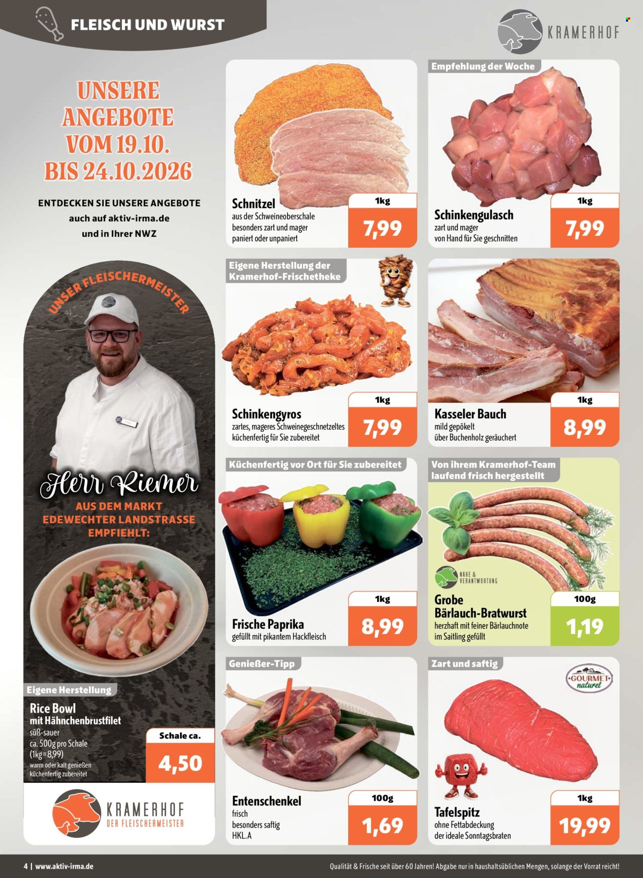 Edeka Prospekte  - 19.10.2026 - 24.10.2026. Seite 4
