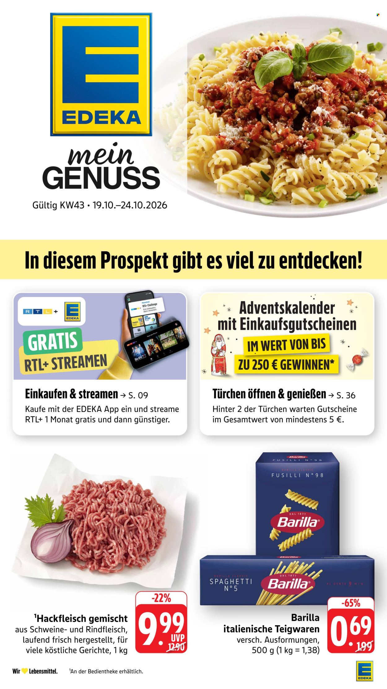 Edeka Prospekte  - 19.10.2026 - 24.10.2026. Seite 7