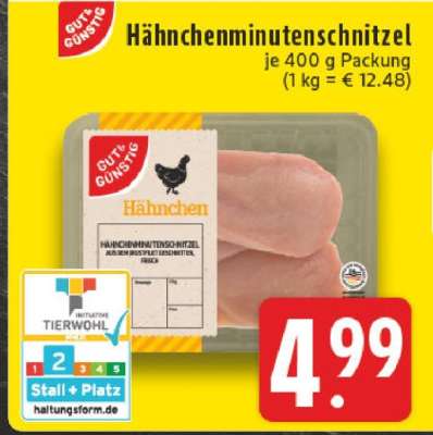 Hähnchenminutenschnitzel