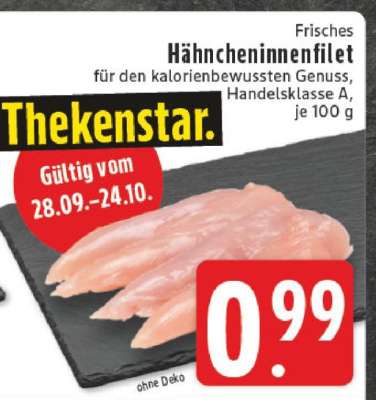 Frisches Hähncheninnenfilet