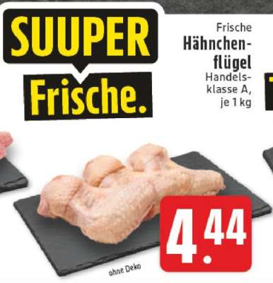 Frische Hähnchenflügel