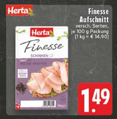 HERTA Finesse Aufschnitt