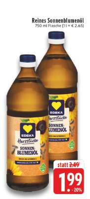 Reines Sonnenblumenöl