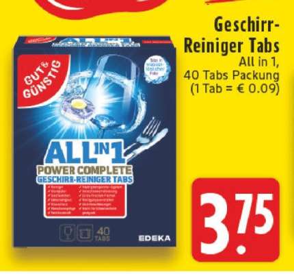 Geschirr-Reiniger-Tabs